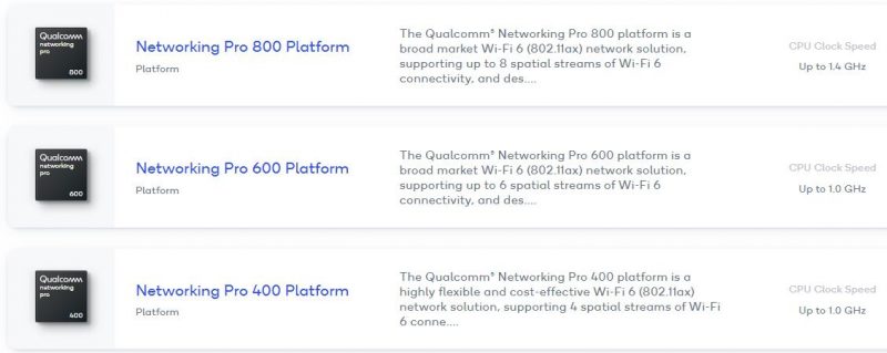Networking Pro 800 Platform