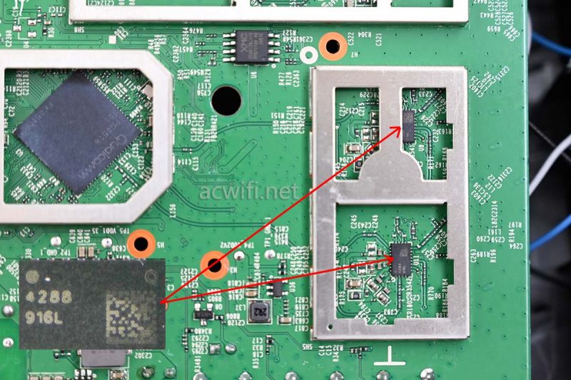 TP三频Wi-Fi 6路由器XTR5460拆机