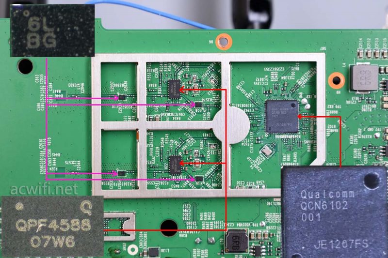 TP三频Wi-Fi 6路由器XTR5460拆机